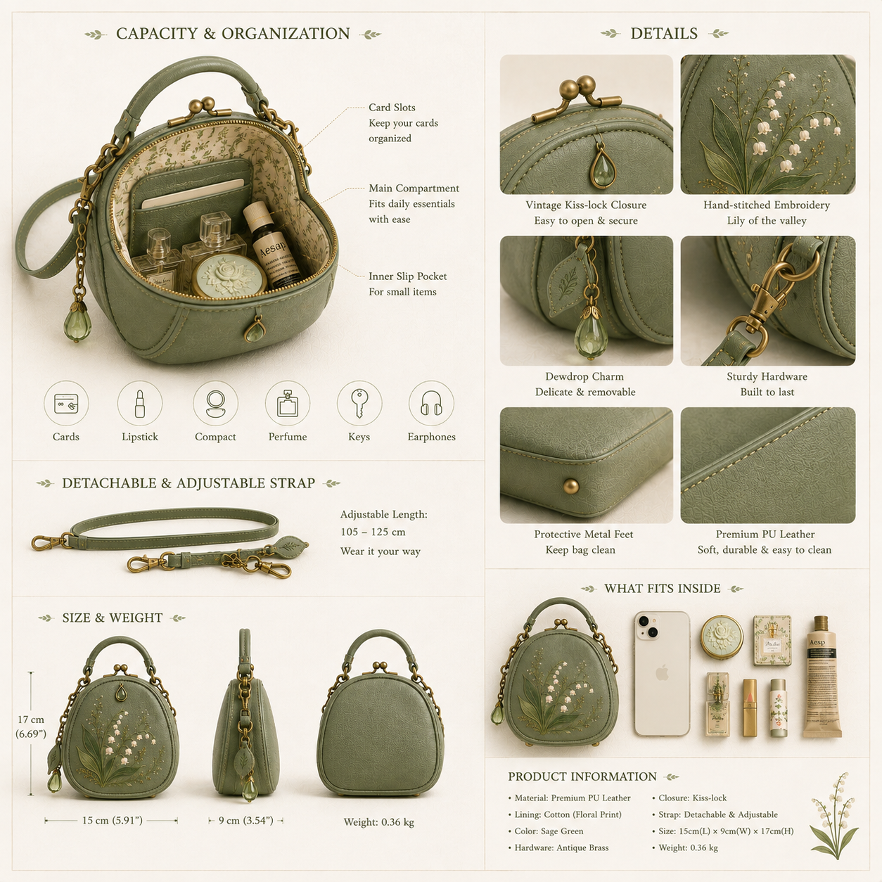 Dewdrop Mini Bag