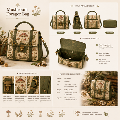 Mushroom Forager Bag