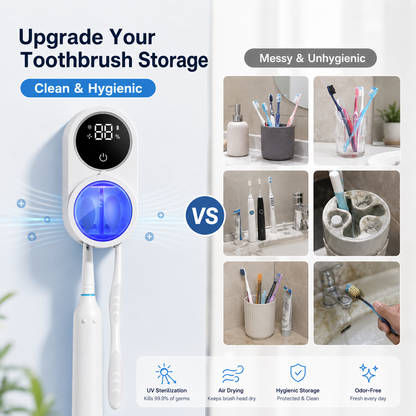 🦷 UV Toothbrush Sanitizer – Kill 99.9% of Germs, Naturally